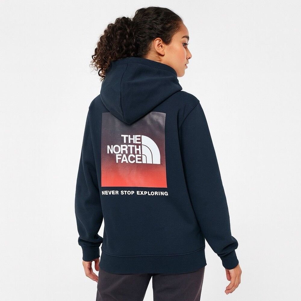 The North Face Streetwear Hoodie XL Black Pullover‎ Sweatshirt Logo Outdoor